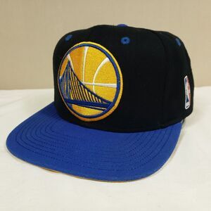 Mitchell & Ness Golden State Warriors Hat Snapback Black Embroidered Big Logo